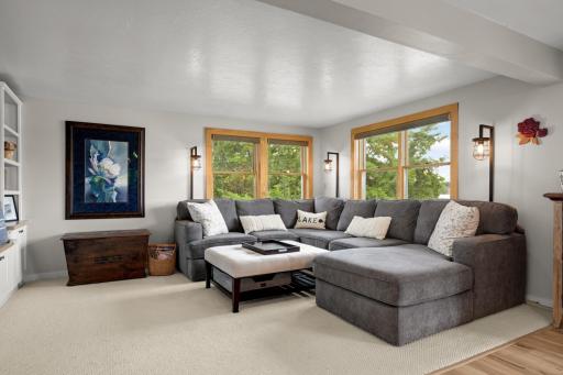 Comfortable family room with plenty of space to relax and unwind.