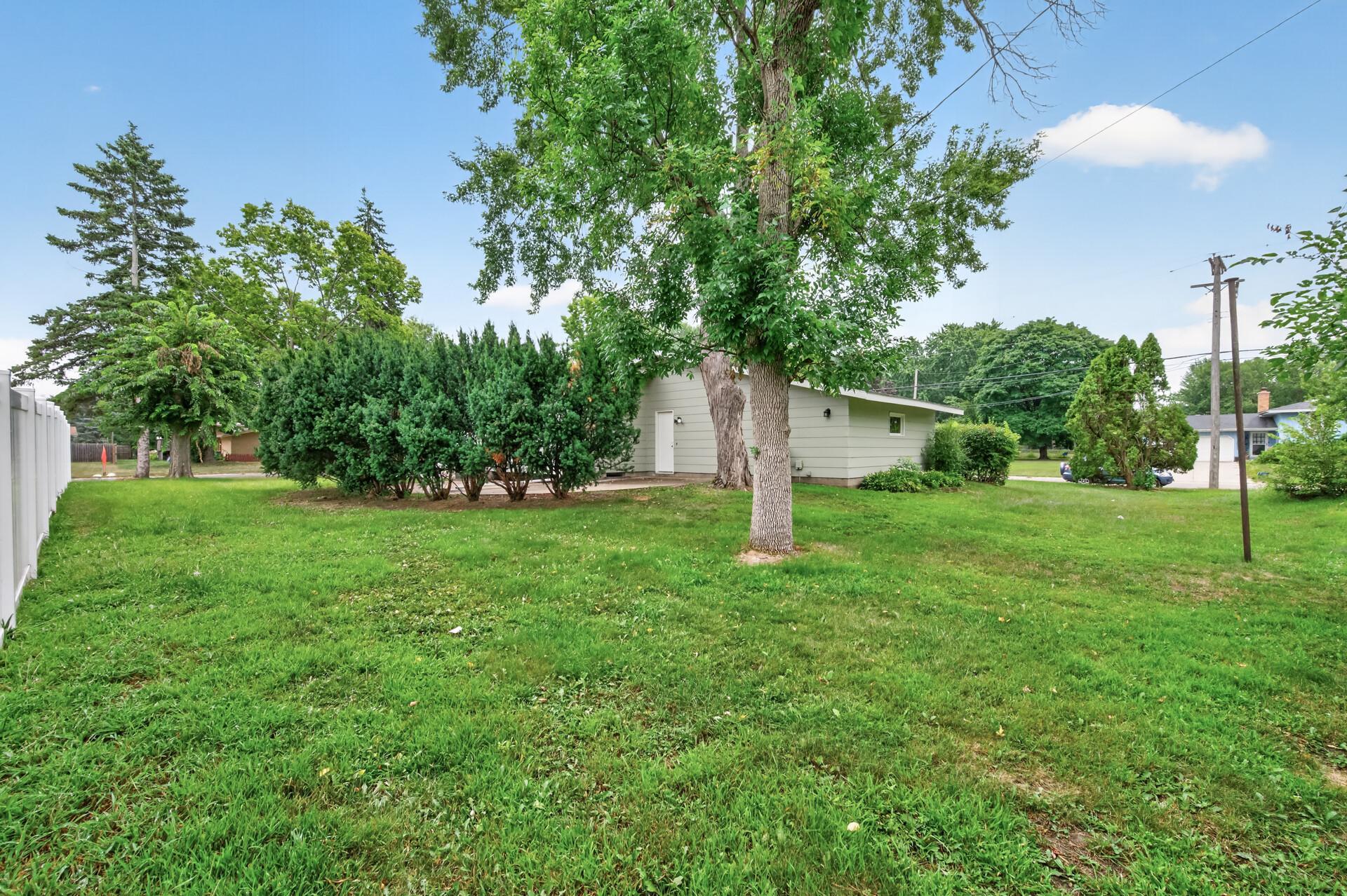 Mature trees on generous size lot.