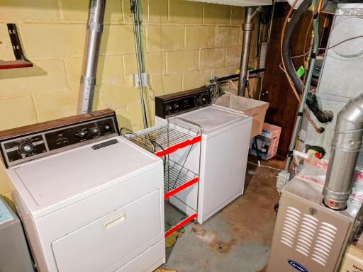 Mechanical/Laundry room.