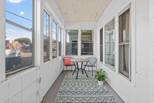 Main level porch