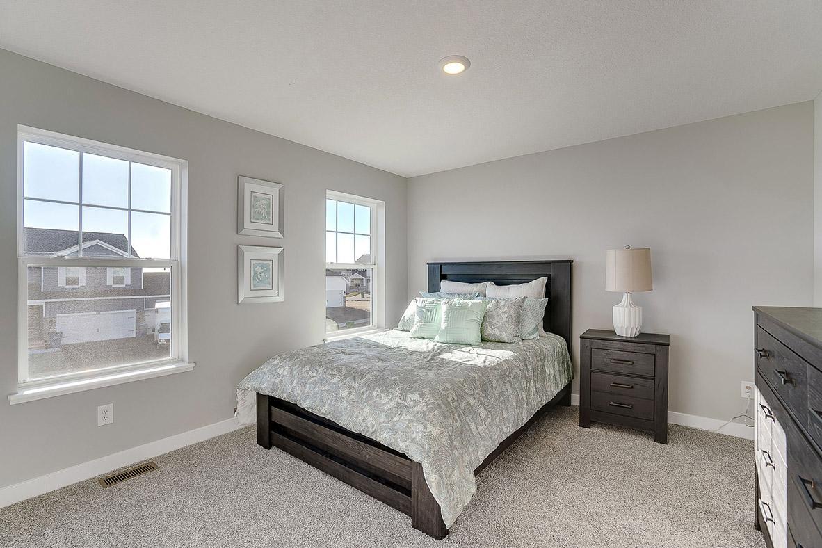 Each of the home's secondary bedrooms are also nice and spacious. Photo of model, colors and options will vary.