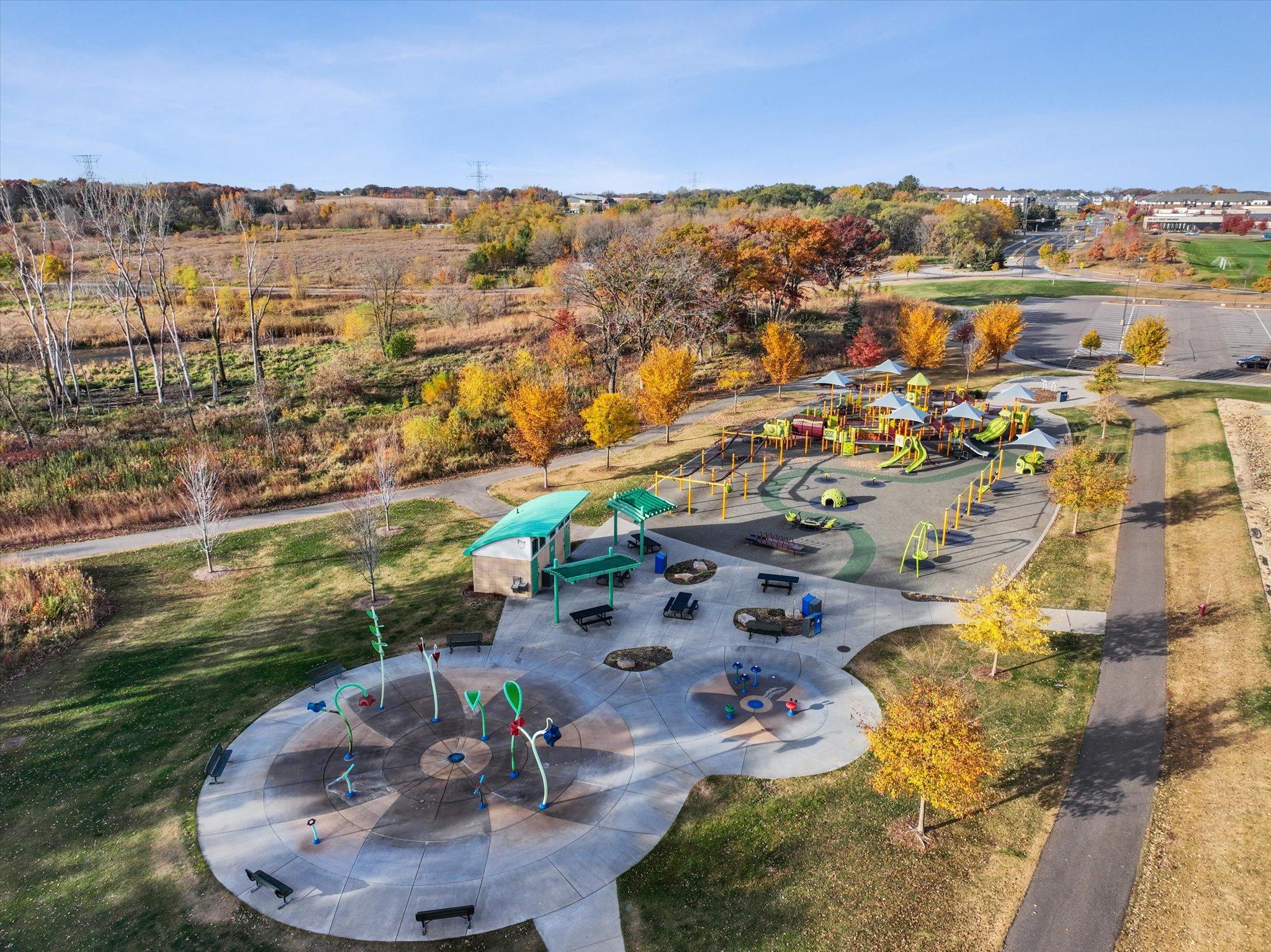 Madison's Place playground is a few minute drive away.