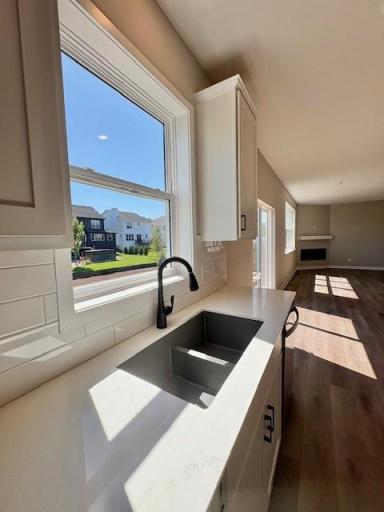 A window above the sink is a bonus!