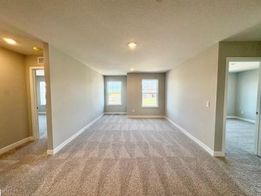 Actual picture of loft area of home for sale.