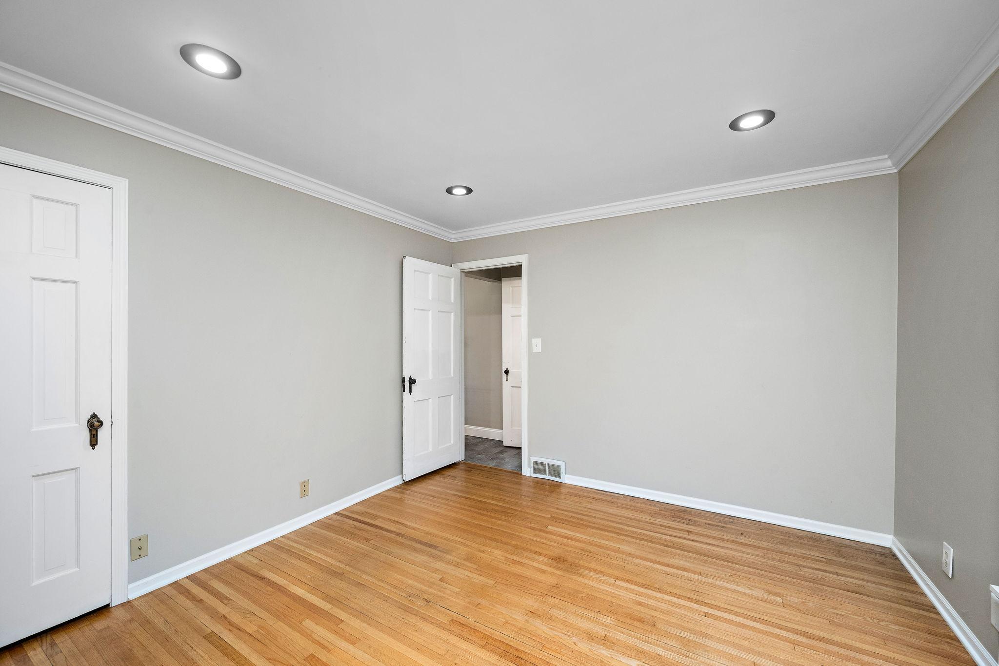 Technically a bedroom, this space is typically used as an office, playroom, or hobby space!