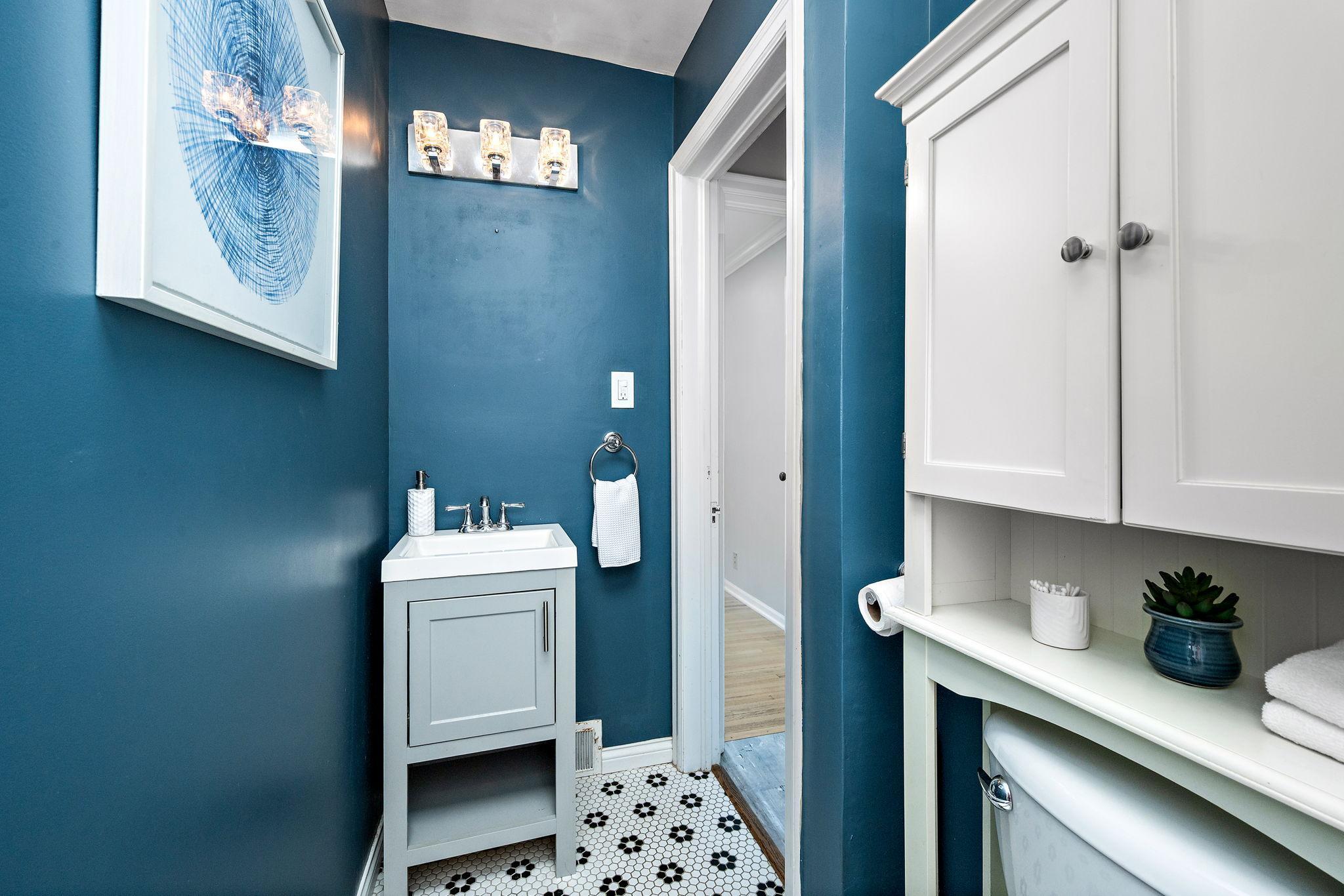 Updated 3/4 bath on the main floor!