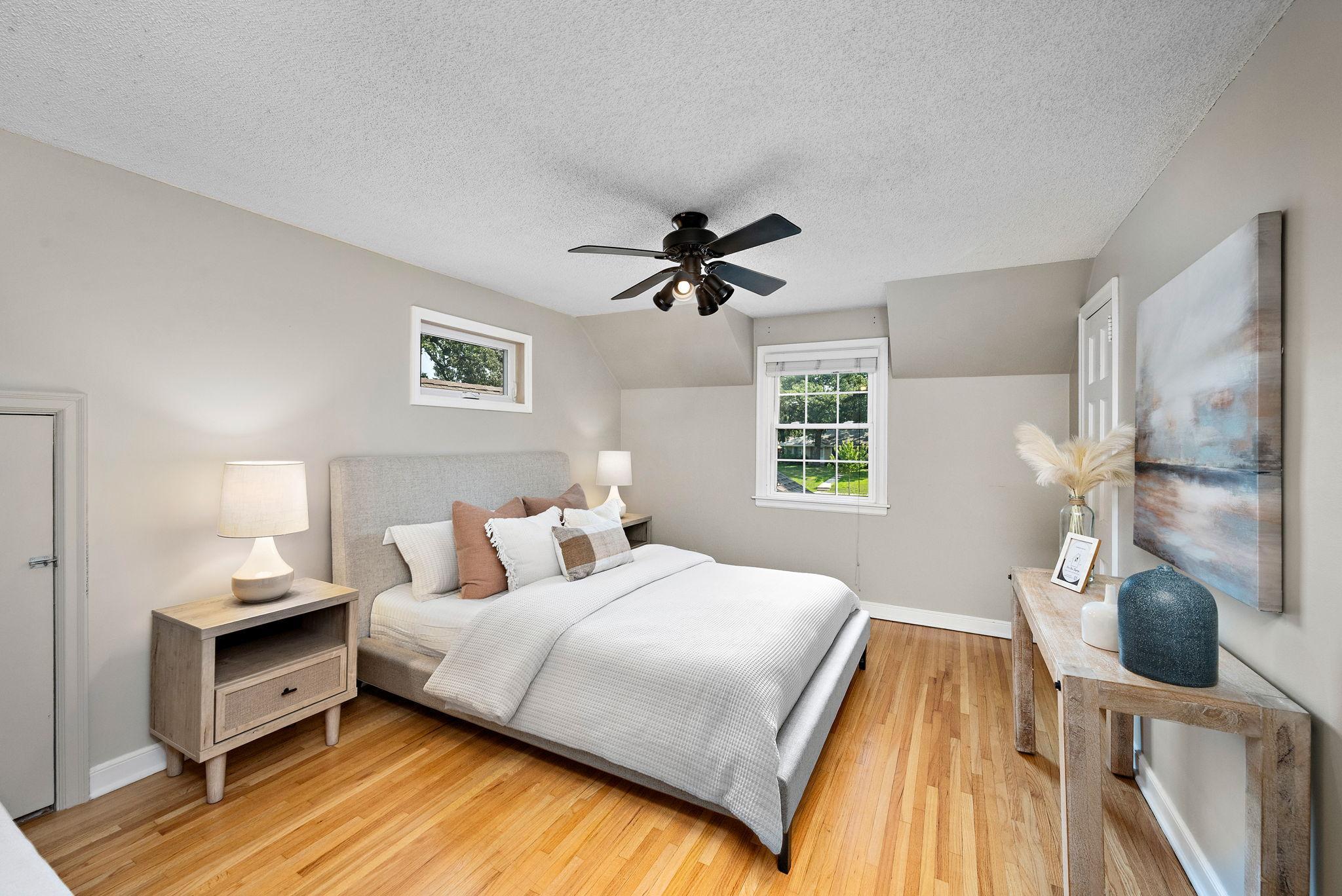 Large primary bedroom closet!
