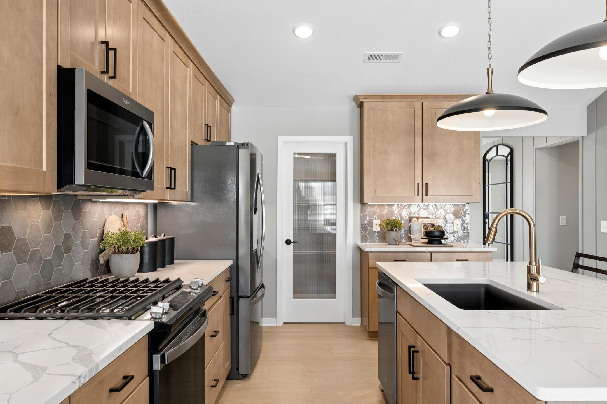 Kitchen with Walk-In Pantry