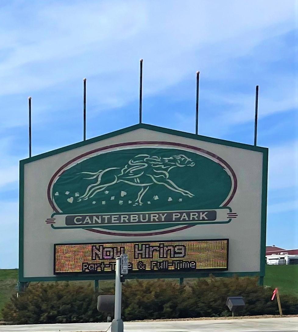 Canterbury Park Sign