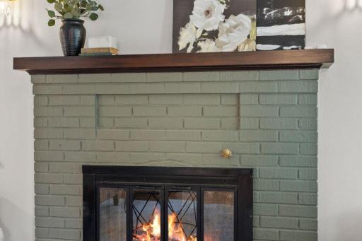 Wood Burning Fireplace