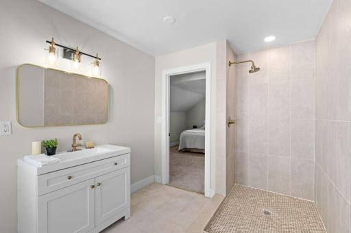Glass Shower Wall To Be Installed Prior To Closing
