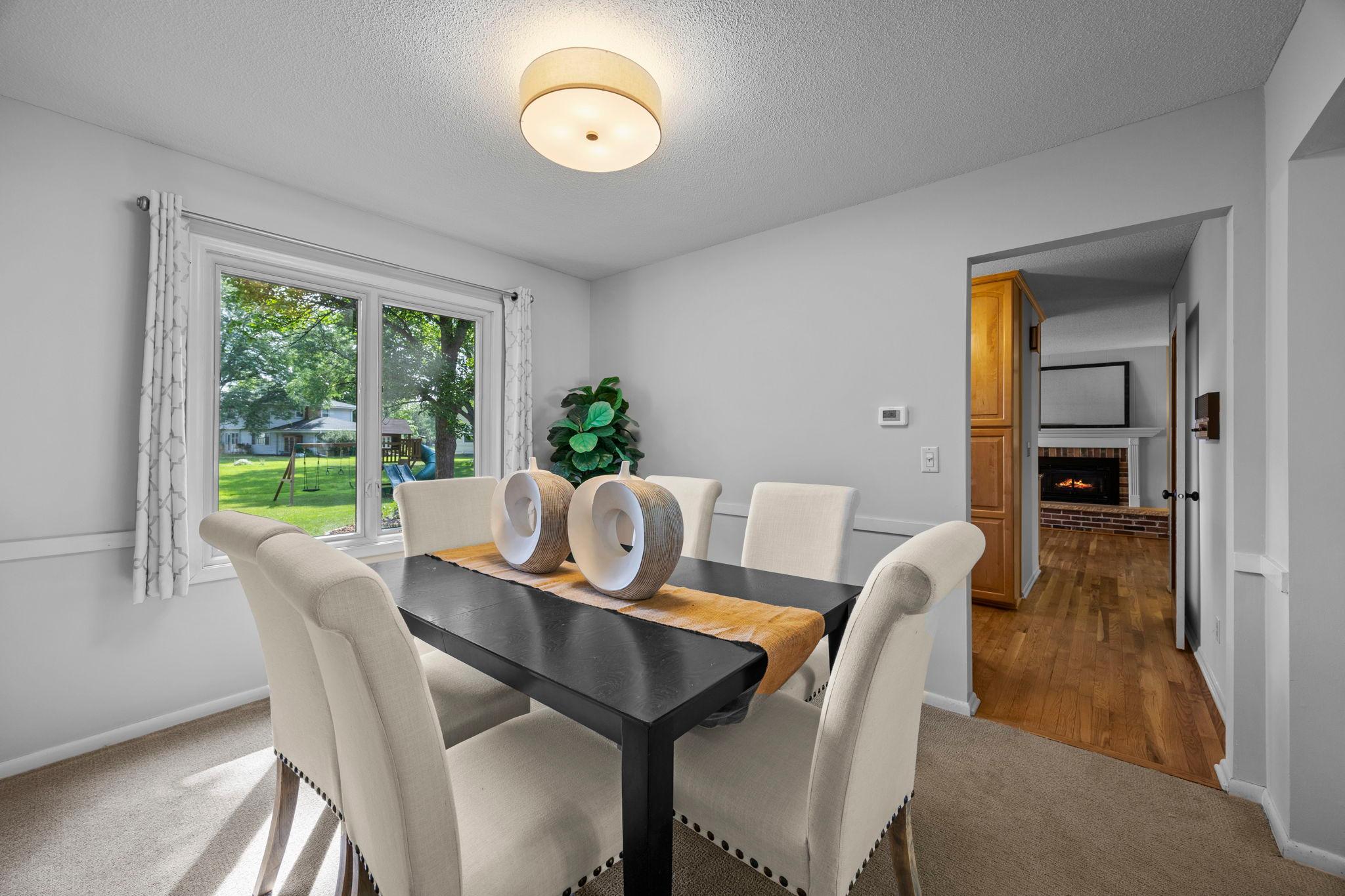 The rooms flow naturally together, making it easy to move from everyday lounging to hosting guests.