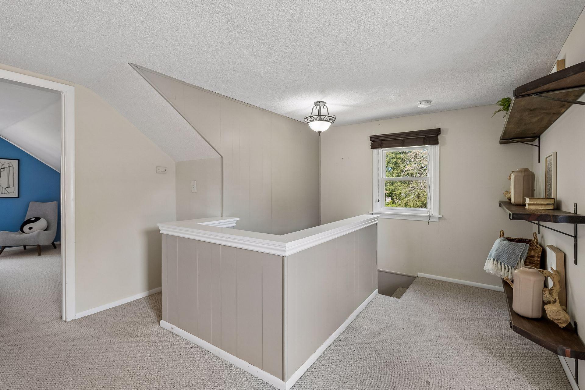 Upper Level Bonus Loft with East-facing windows