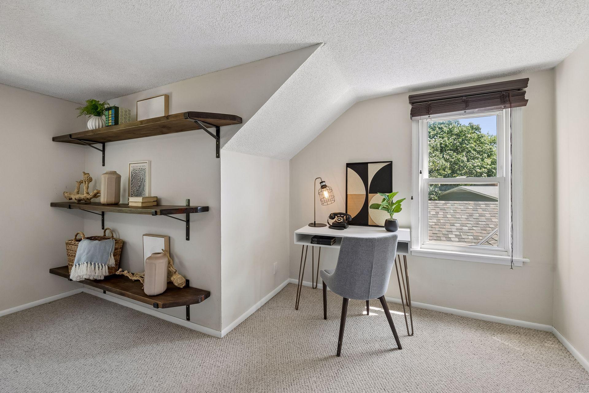 Upper Level Bonus Loft with East-facing windows