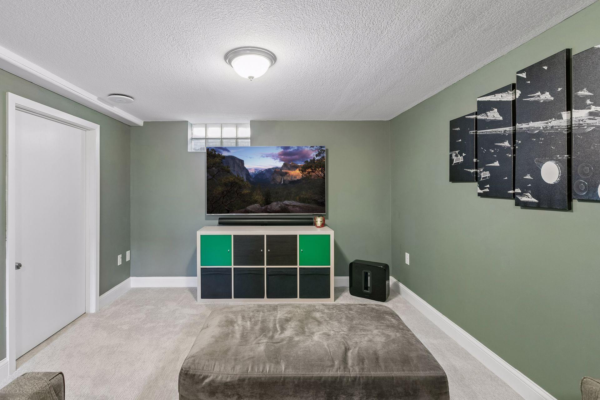 Lower level family room