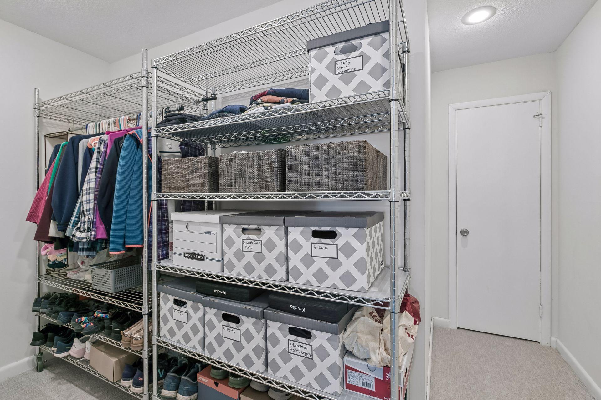Primary walk-in closet