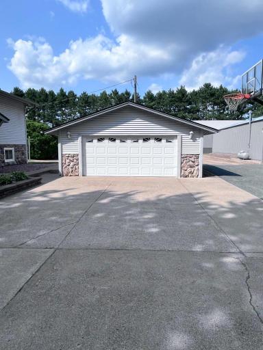 Detached two car garage