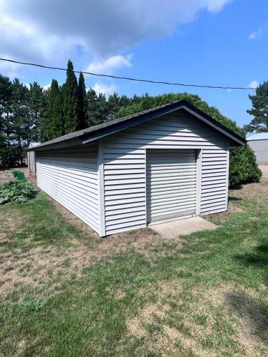 20 x 24 storage shed with roll up door.