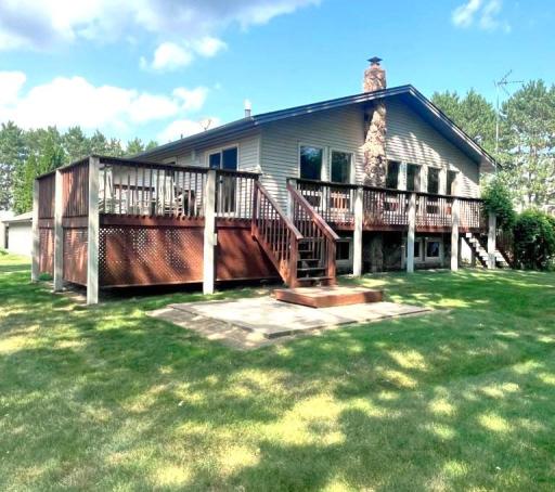 Enjoy the wrap around deck