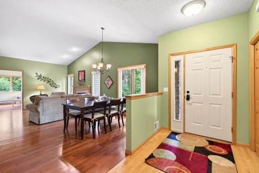 Hardwood floors throughout the main level