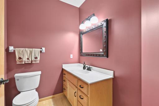 Main level powder room