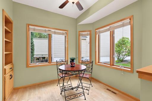 Informal dining area with lots of natural light