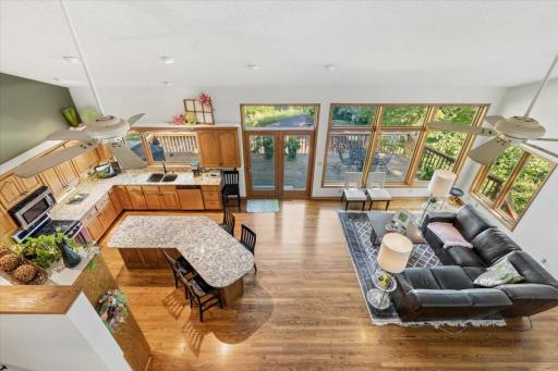 View down to Main Floor