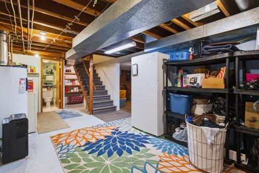 Great space for storage.