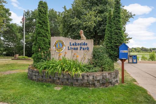 Two neighborhood parks are within blocks of the home.