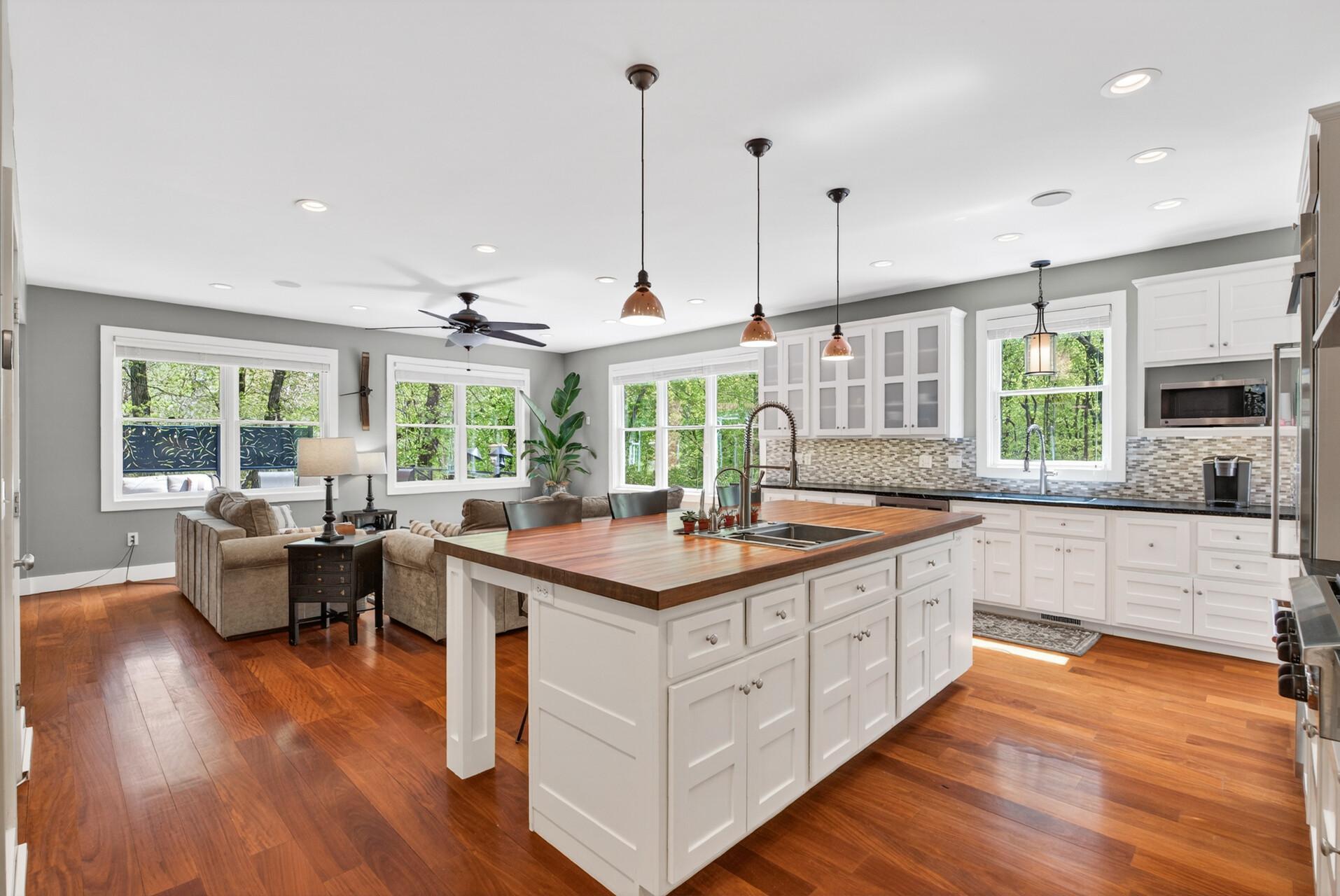 Open-concept living