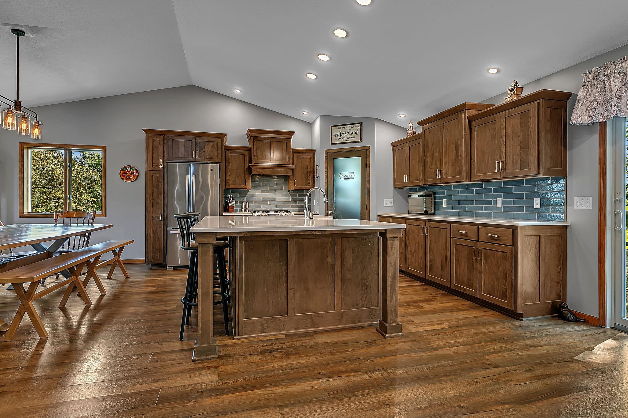 With more cabinet space than you'd ever need!
