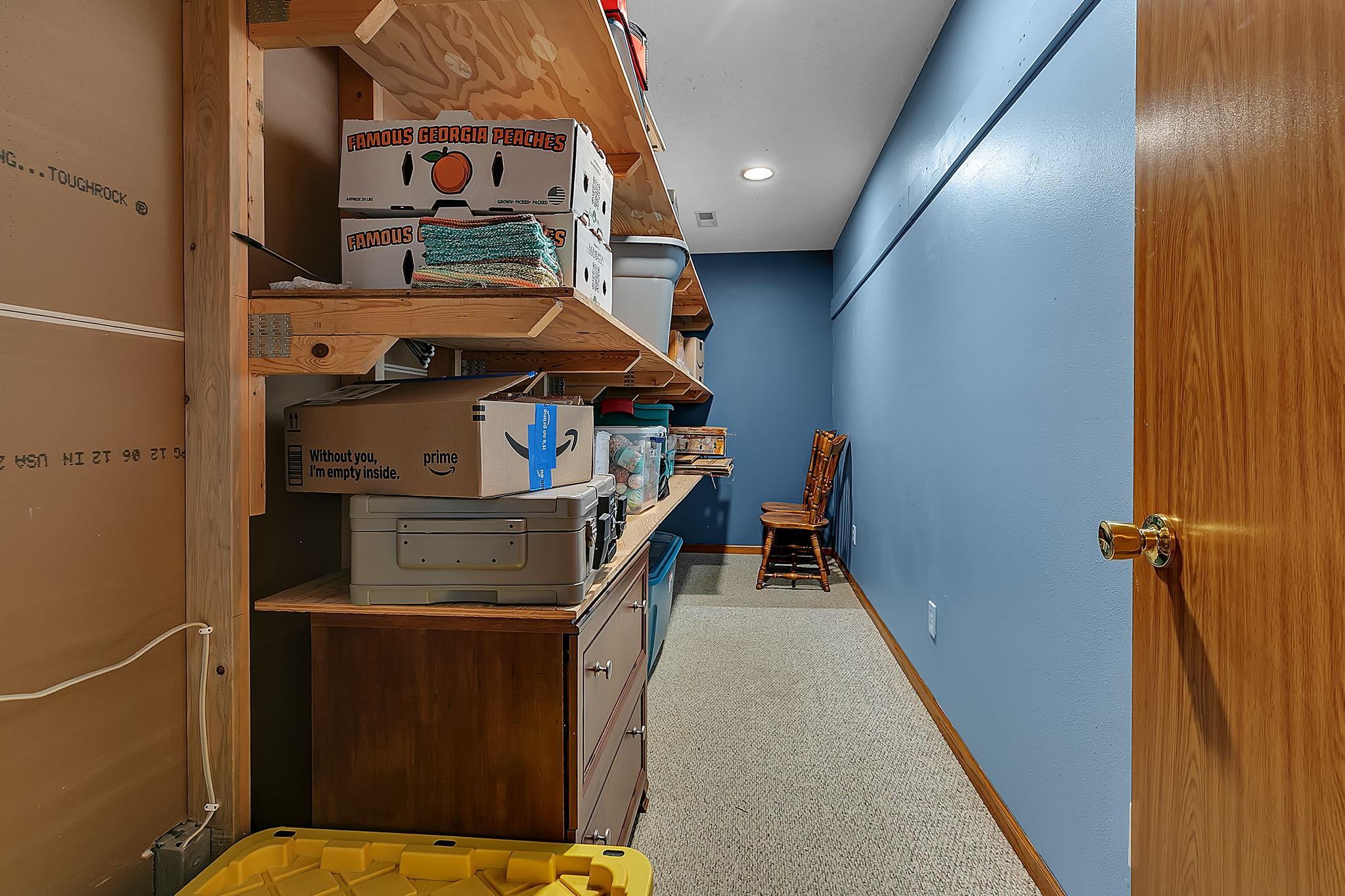 The 4th bedroom also features a huge walk in closet!