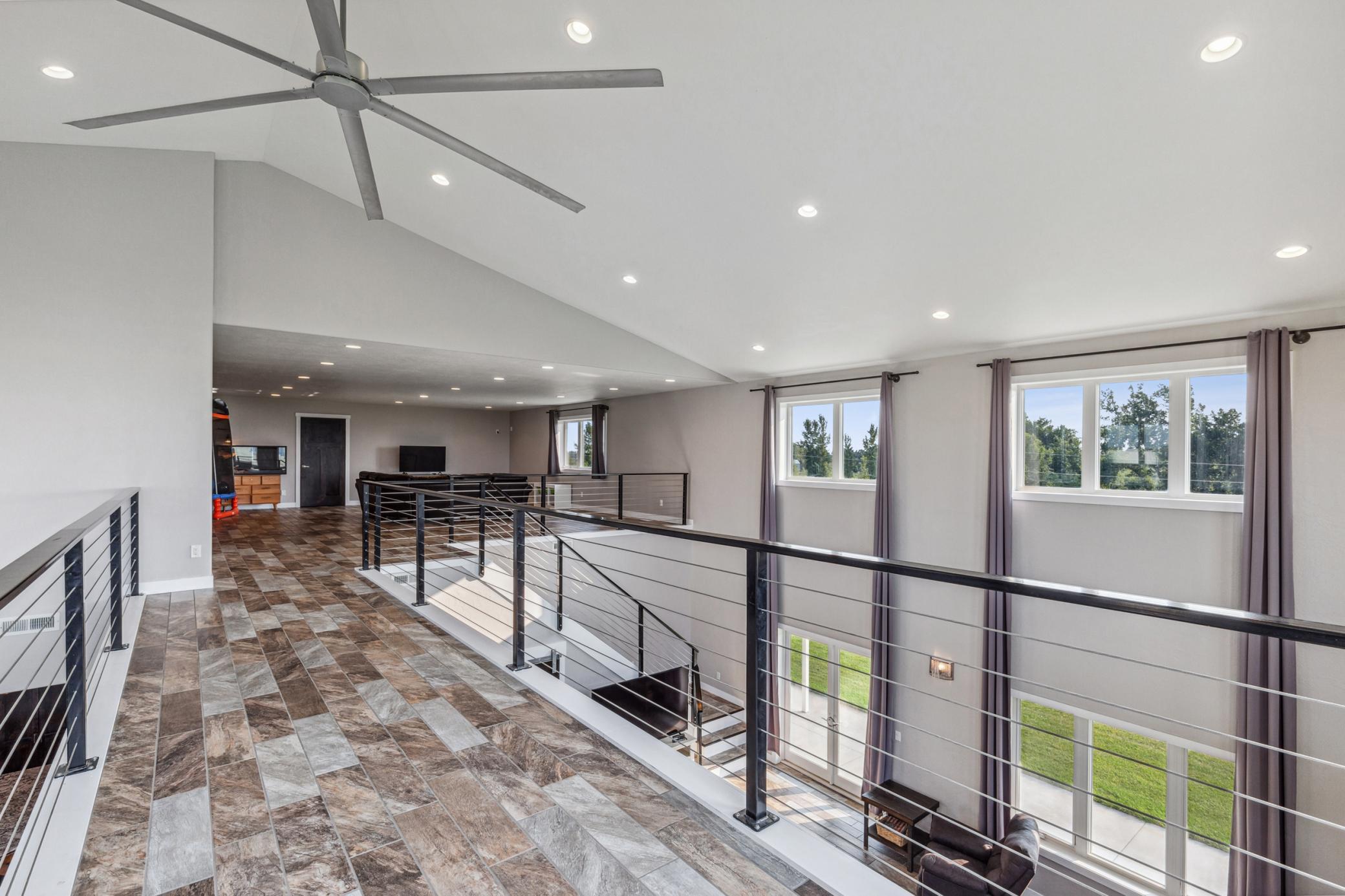 Catwalk to family room