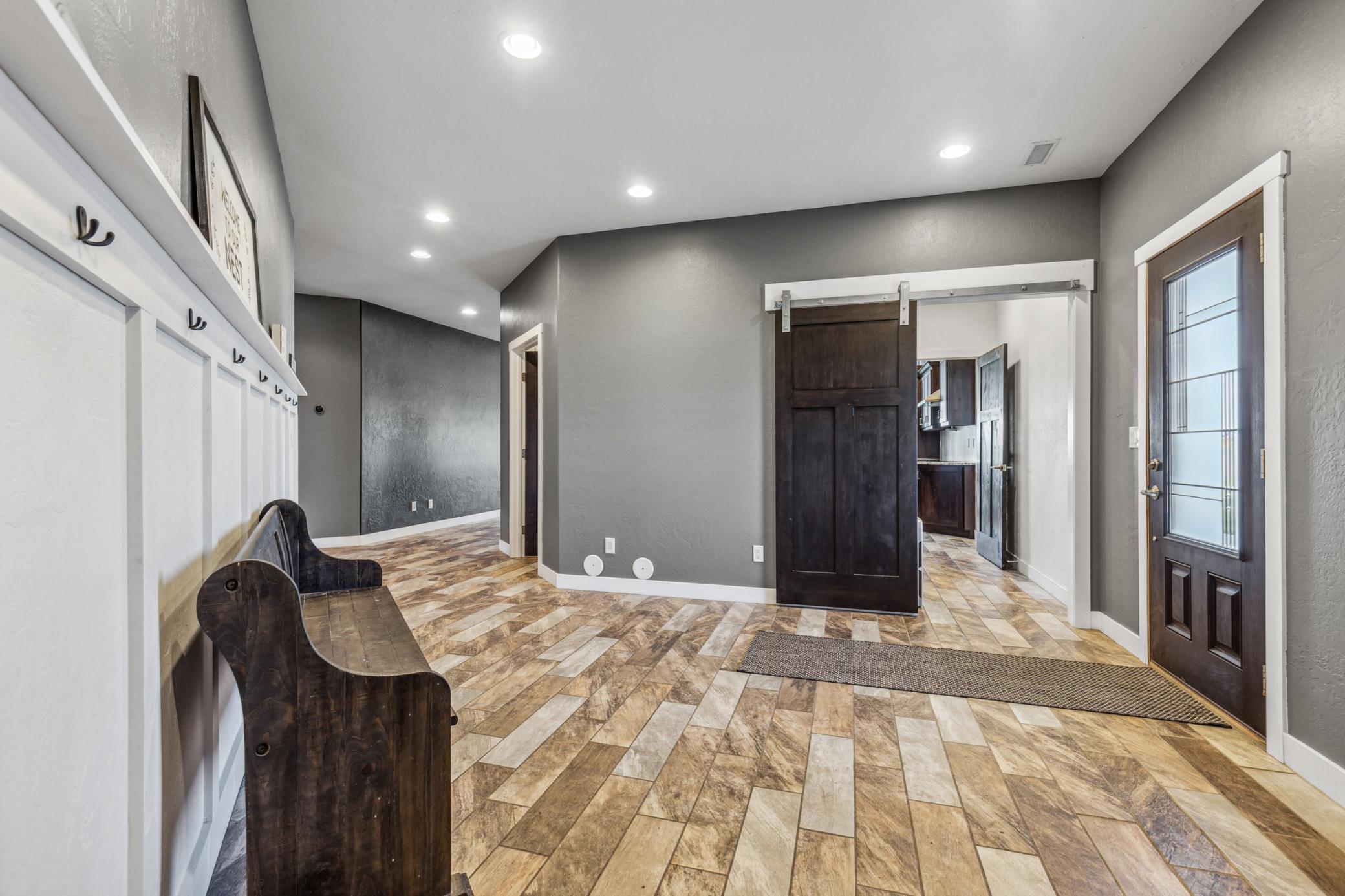 Foyer area from pantry to garage
