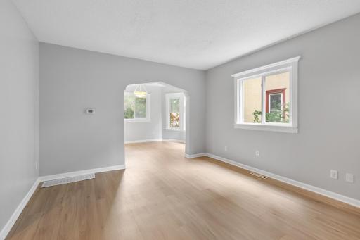 Arched doorways add old world charm.