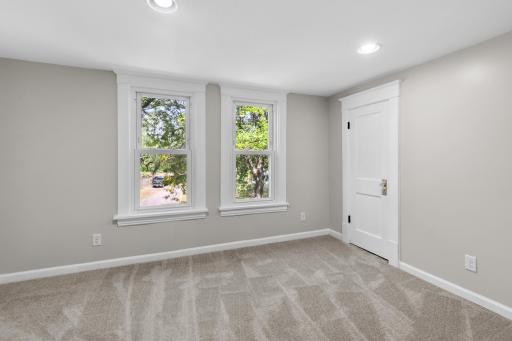 Upper level bedroom three.