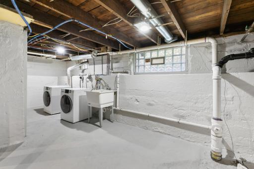 Lower Level Laundry.