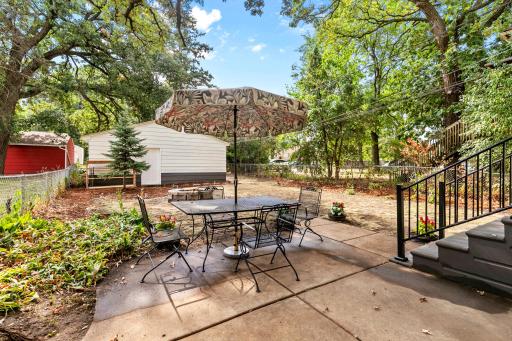 Back patio space.