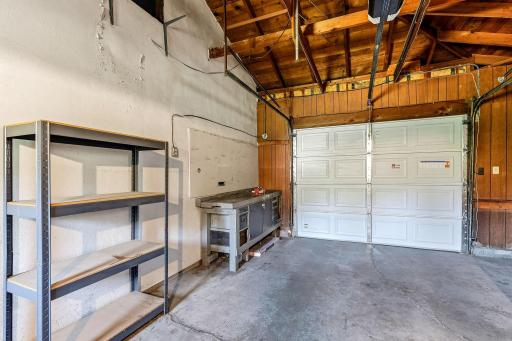 One car attached garage