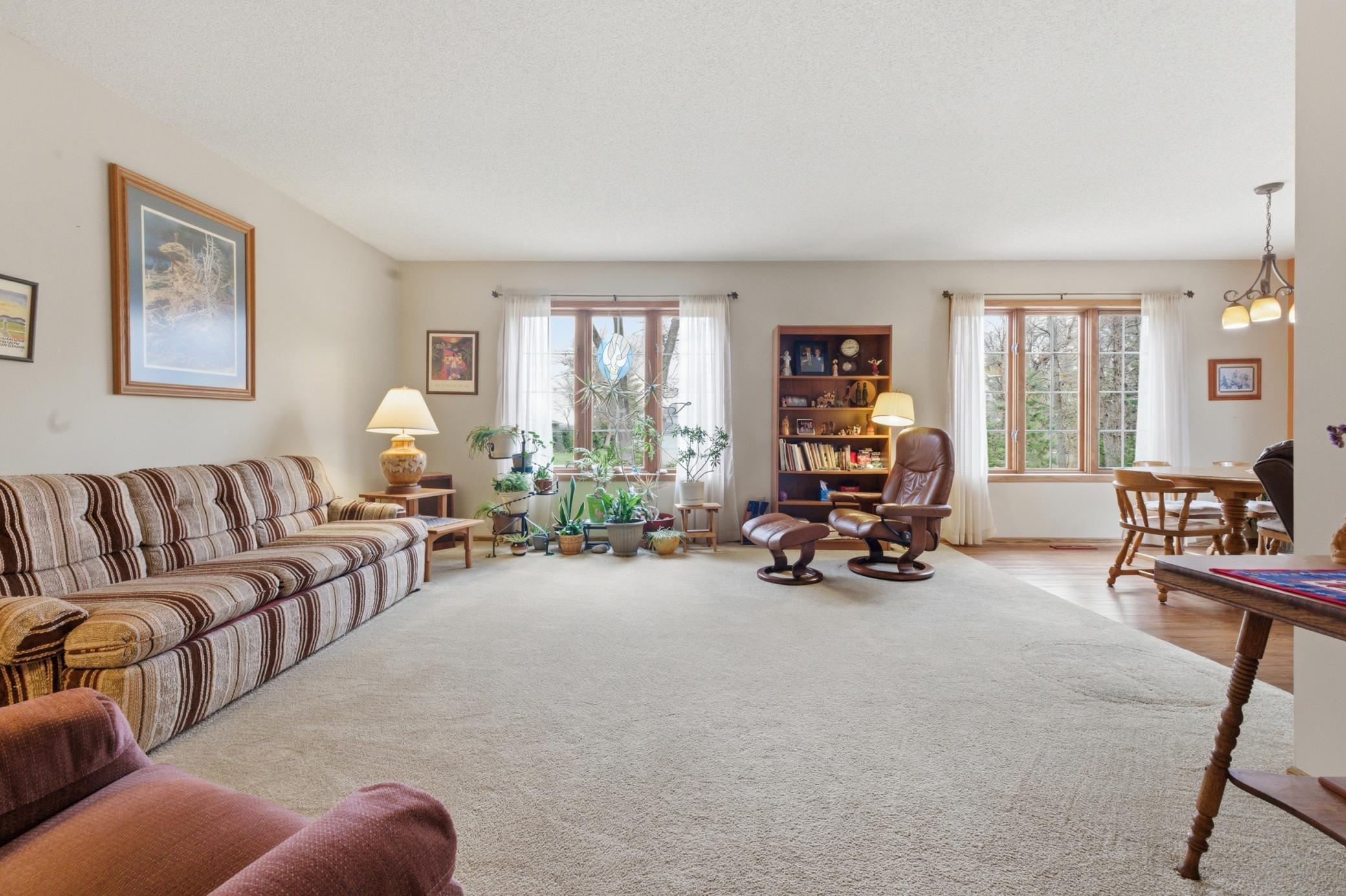 Living room with wonderful natural light