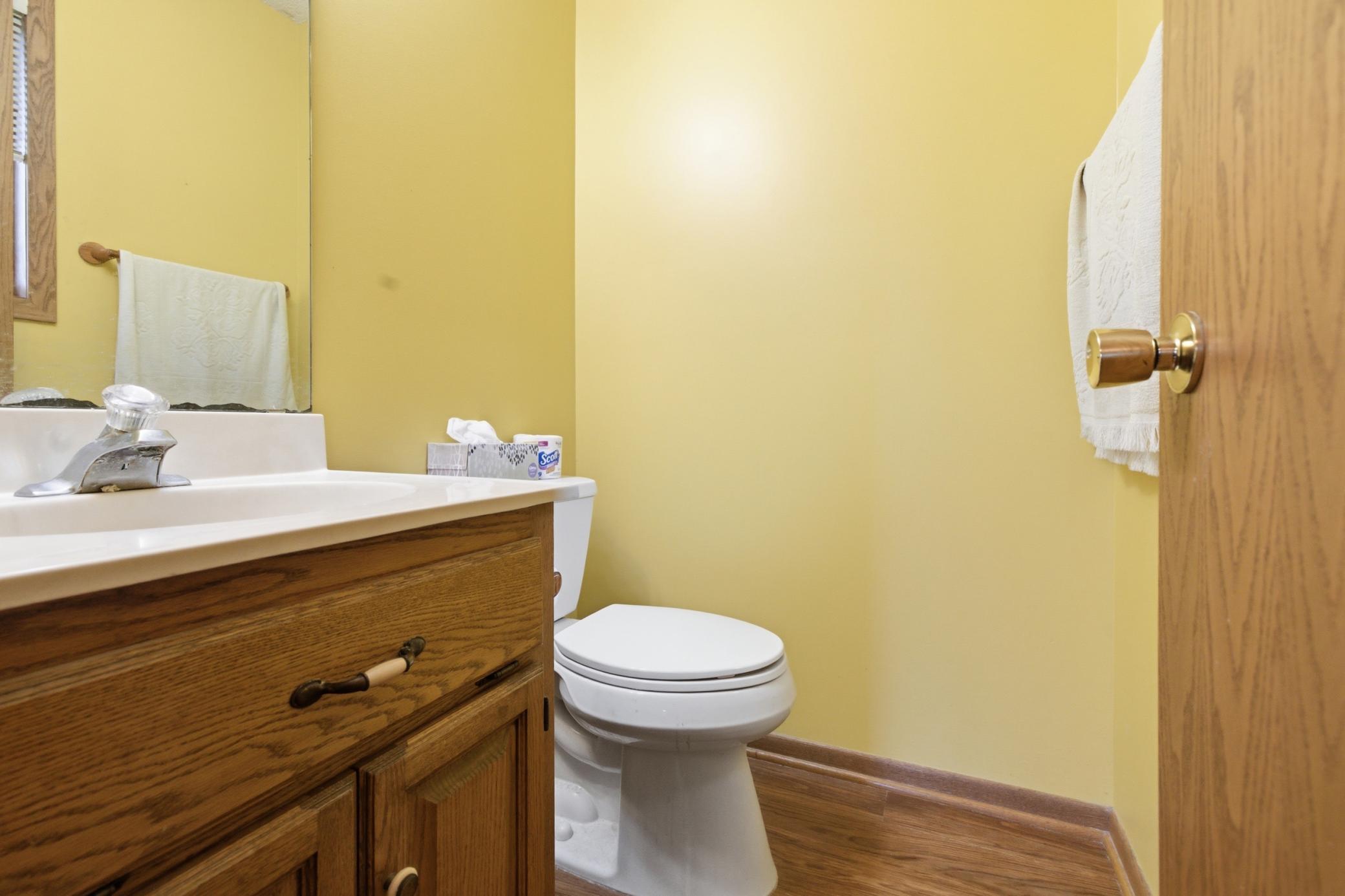 Private 1/2 bath in primary