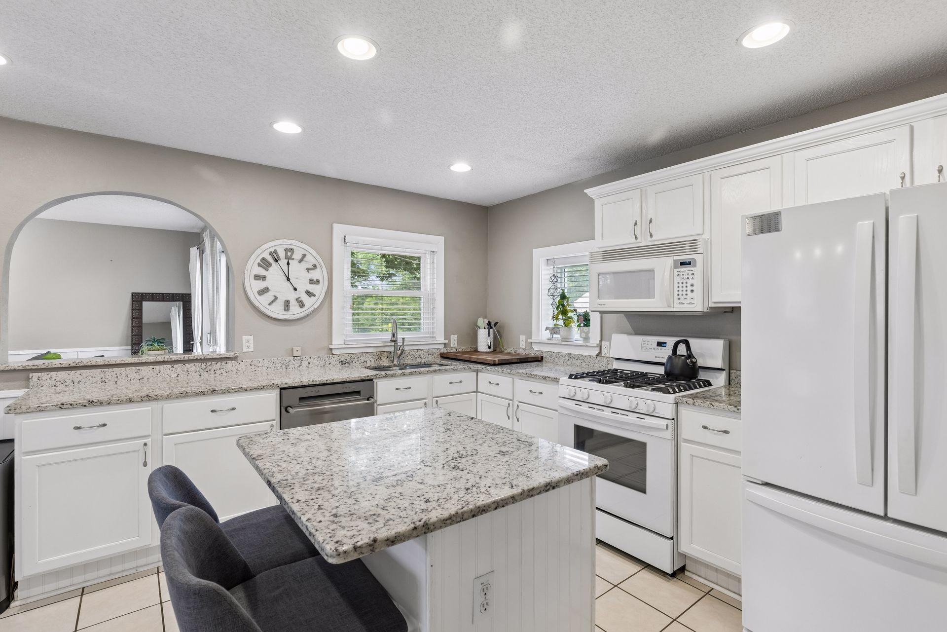 New stove and refrigerator (2023), and a new dishwasher (2026)