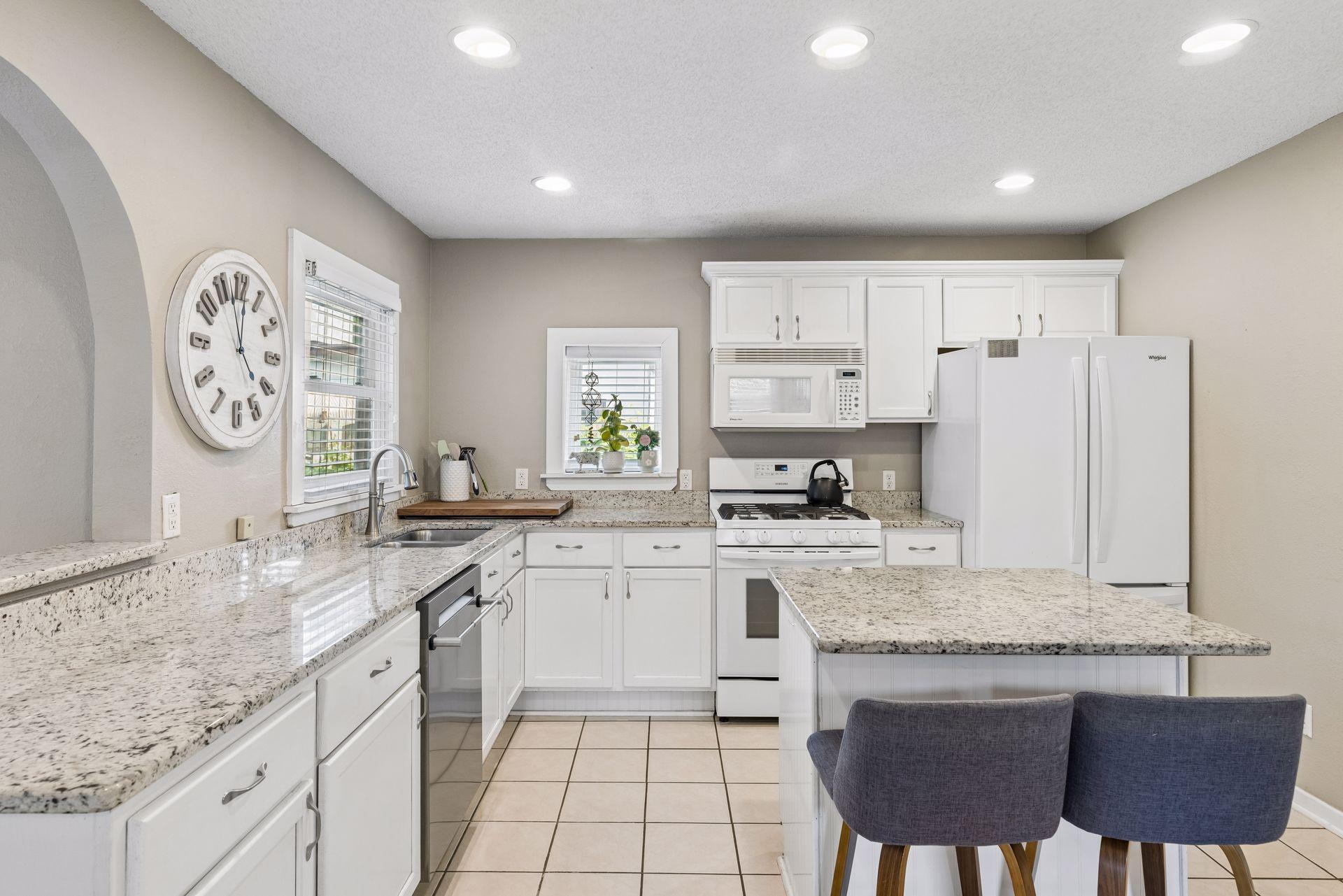 New stove and refrigerator (2023), and a new dishwasher (2026)