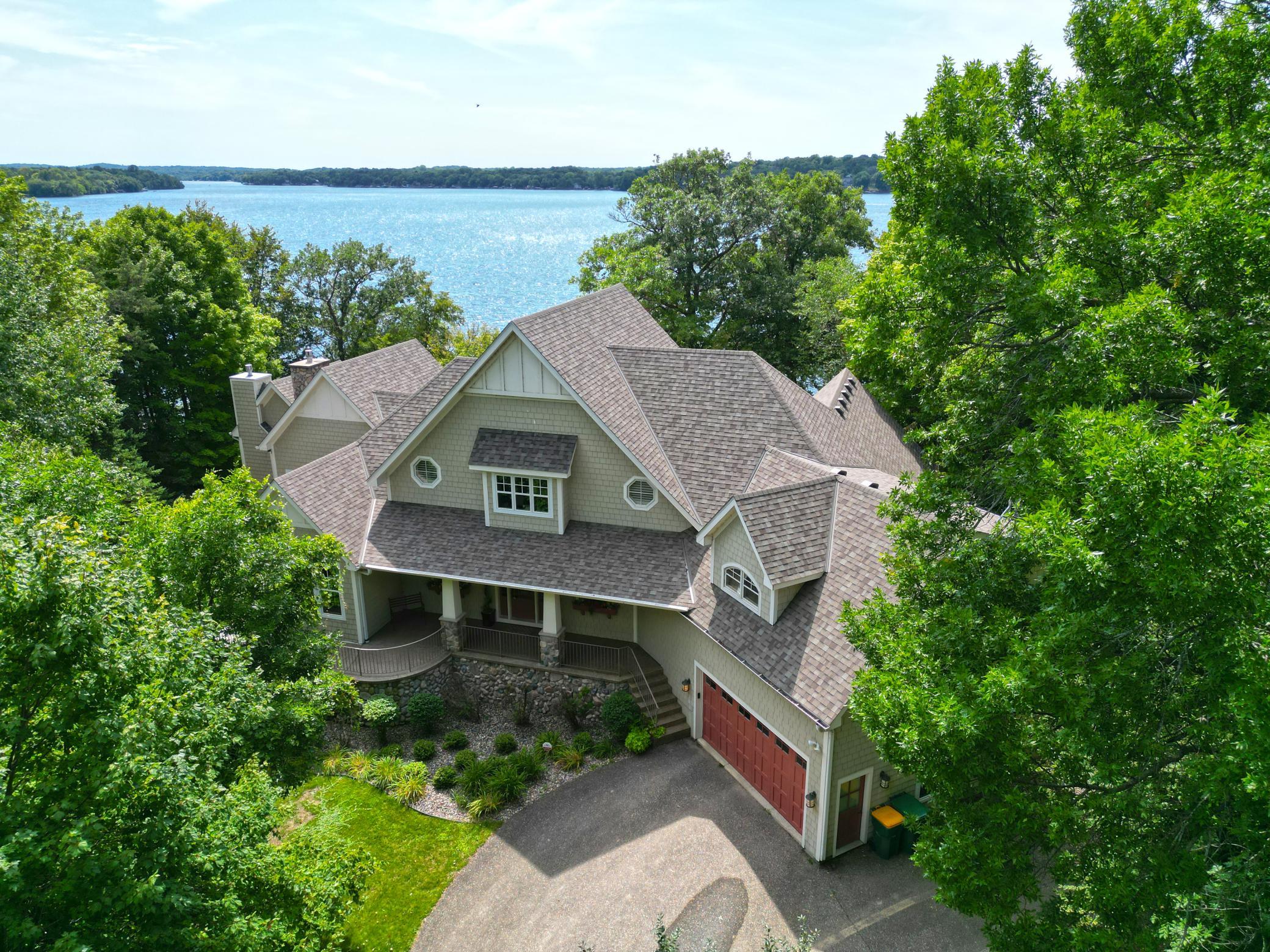 Exterior is James Hardie siding with a fantastic stone accent offering great curb appeal.