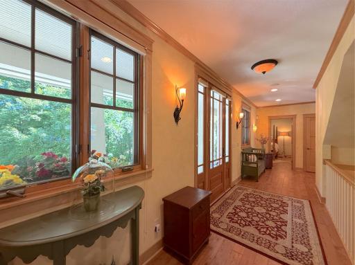 The foyer offers large front entry door, and leads to the kitchen, pantry, laundry/mud room and master suite.