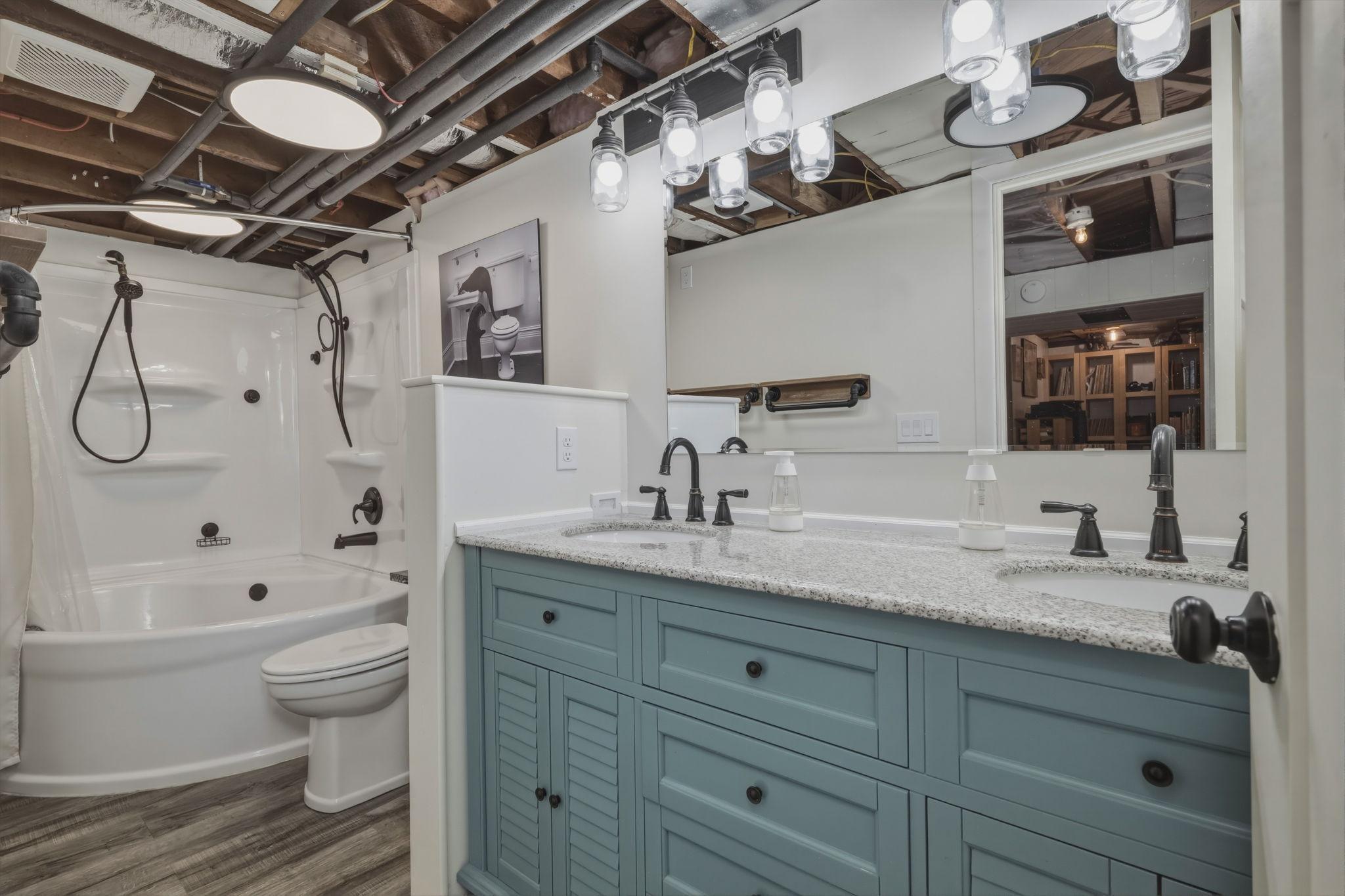 Updated Lower Level Full Bathroom!