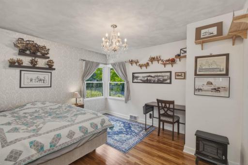 Main Level Bedroom 2 with Corner Windows!