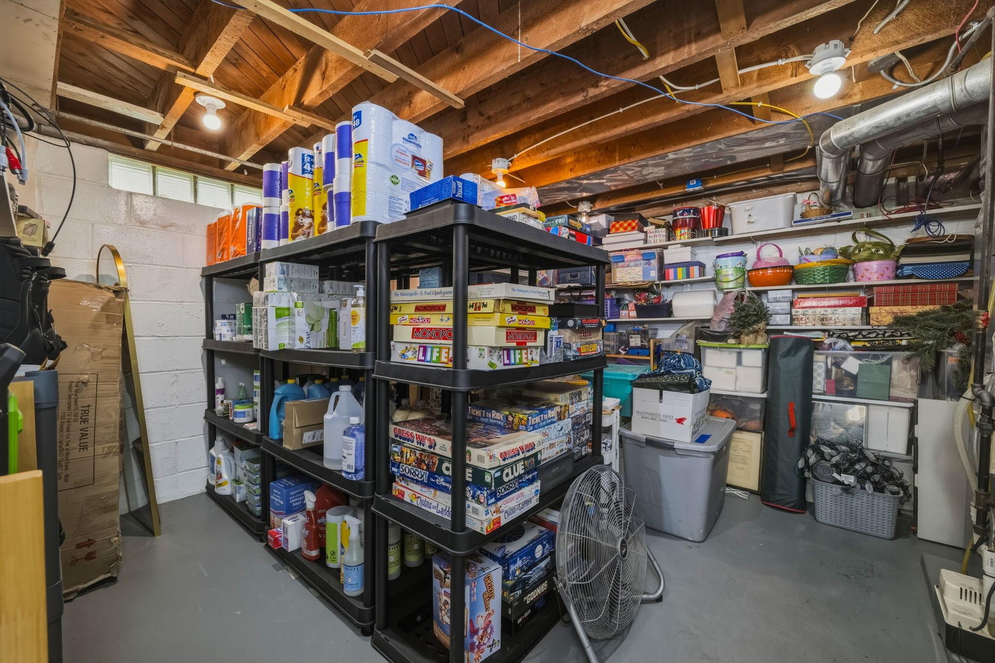 Plenty of Storage Space!