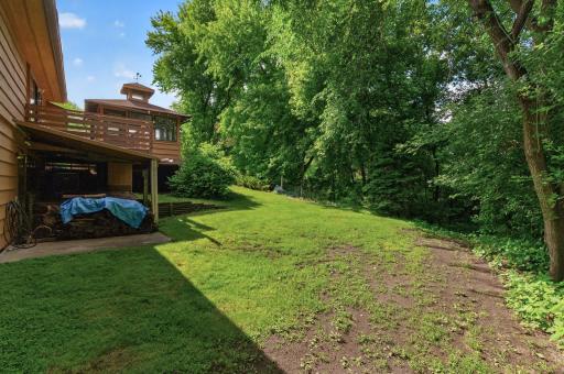 Such a lush, private backyard!