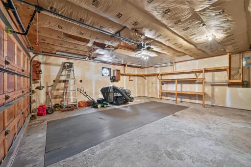 Spacious 2-car garage.